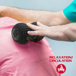 Tzumi FitRx Vibrating Roller Rechargeable Lightweight Massage Roller