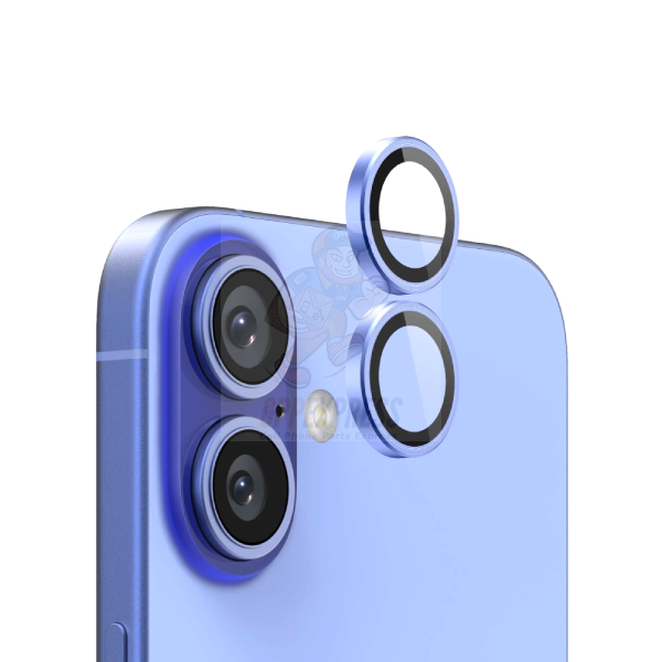 iPhone 16 / 16 Plus - Back Camera Lens Tempered Glass Protector - UltraMarine