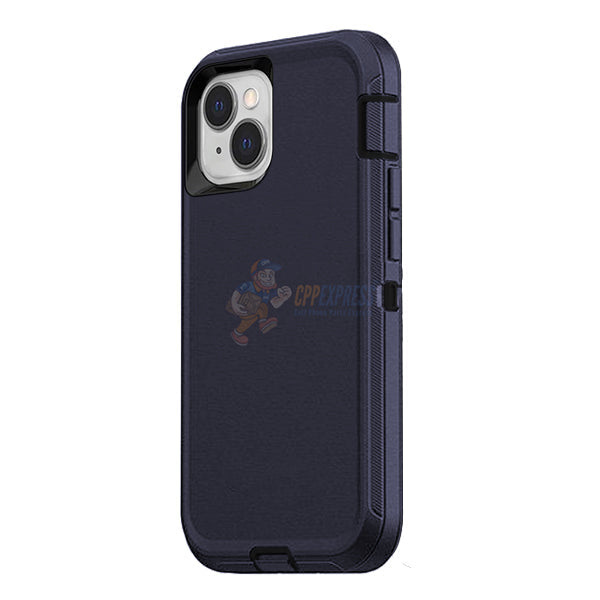 iPhone 13 Mini Shockproof Defender Case Cover - Dark Blue