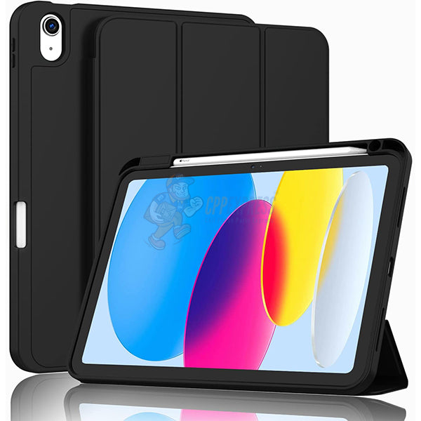 iPad 10 (2022) / iPad 11 (2025) Silicone case with Pencil Support - Black