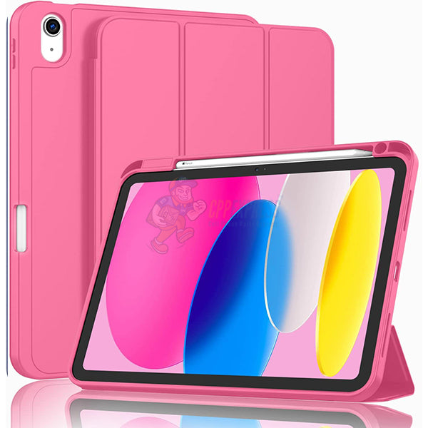 iPad 10 (2022) / iPad 11 (2025) Silicone case with Pencil Support - Pink