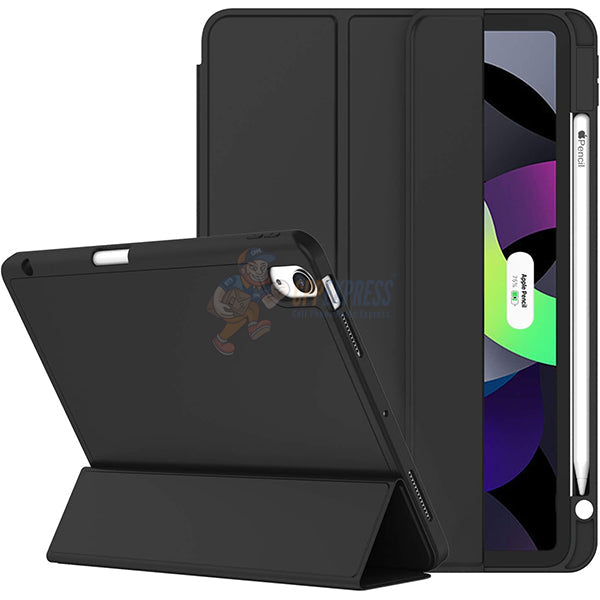 iPad Air 4/Air 5/Air 6 (10.9) Silicone case with Pencil Support - Black