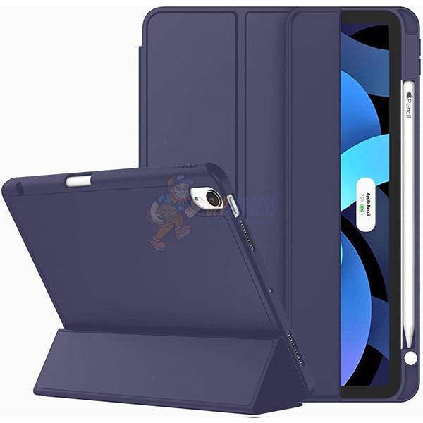iPad Air 4/Air 5/Air 6 (10.9) Silicone case with Pencil Support - Dark Blue