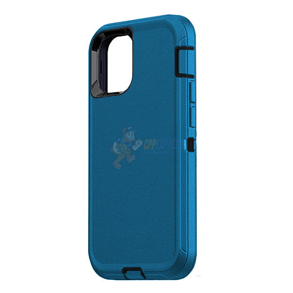 iPhone 12 Mini Shockproof Defender Case Cover - Blue