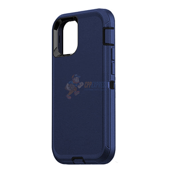 iPhone 12 Mini Shockproof Defender Case Cover - Dark Blue