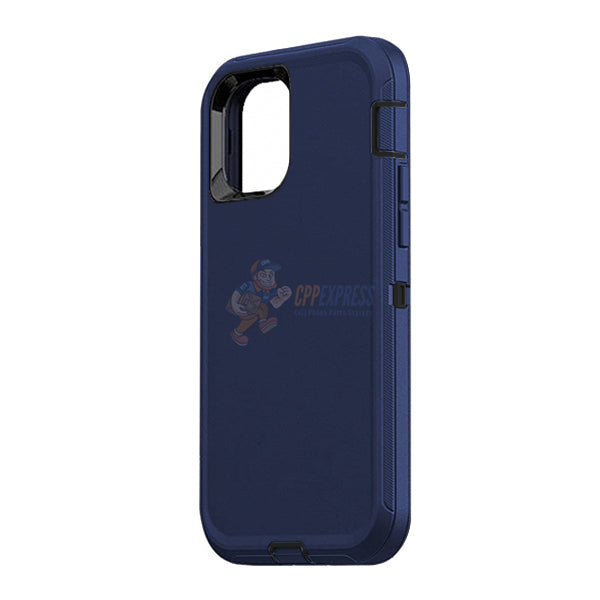 iPhone 12 Pro Max Shockproof Defender Case Cover - Dark Blue