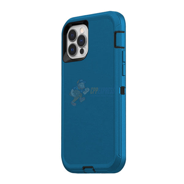 iPhone 14 Pro Max Shockproof Defender Case Cover - Blue
