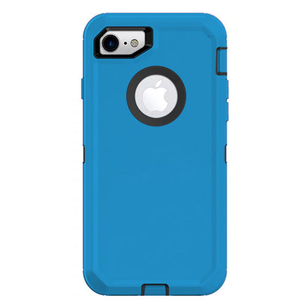 iPhone 7 / iPhone 8 Shockproof Defender Case Cover - Blue
