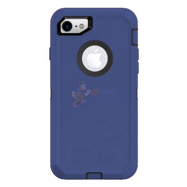 iPhone 7 / iPhone 8 Shockproof Defender Case Cover - Dark Blue