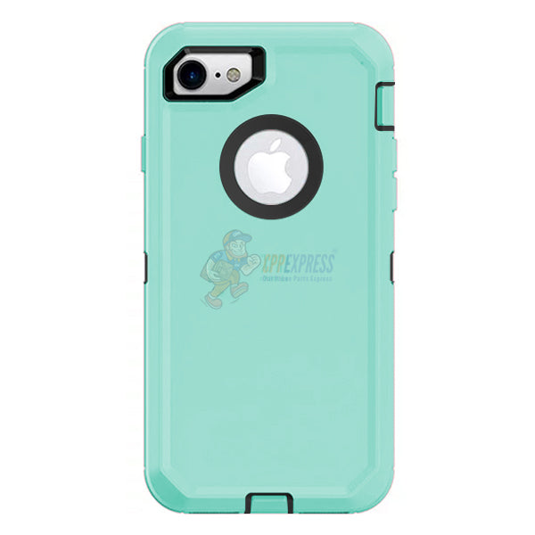 iPhone 7 / iPhone 8 Shockproof Defender Case Cover - Light Blue