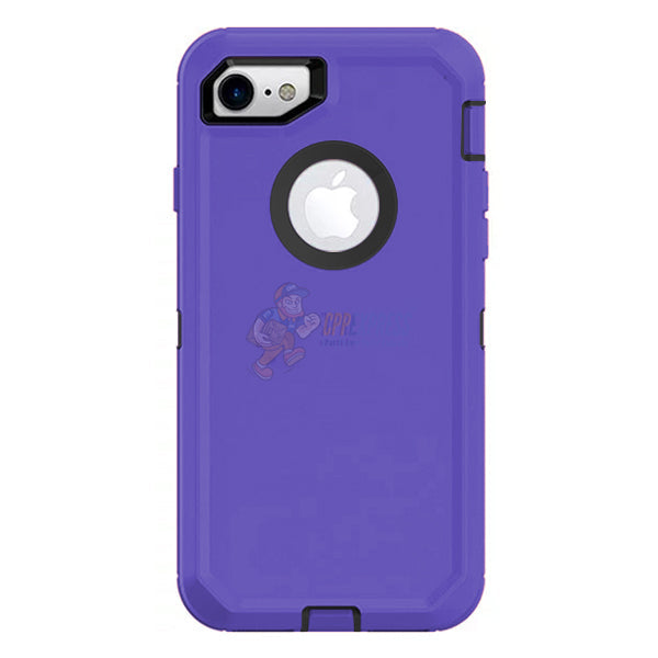 iPhone 7 / iPhone 8 Shockproof Defender Case Cover - Purple