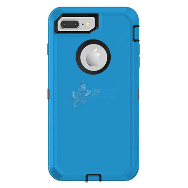 iPhone 7 Plus / iPhone 8 Plus Shockproof Defender Case Cover - Blue