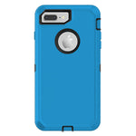 iPhone 7 Plus / iPhone 8 Plus Shockproof Defender Case Cover - Blue