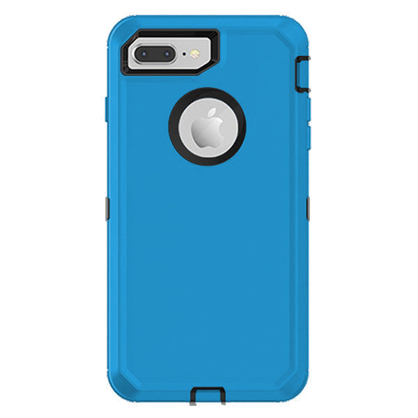 iPhone 7 Plus / iPhone 8 Plus Shockproof Defender Case Cover - Blue