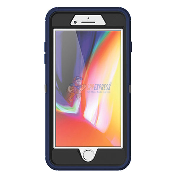 iPhone 7 Plus / iPhone 8 Plus Shockproof Defender Case - Dark Blue