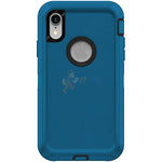 iPhone XR Shockproof Defender Case Cover - Blue