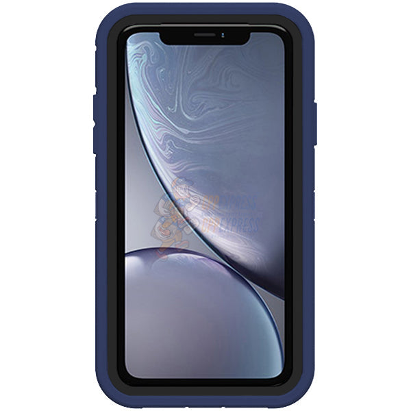 iPhone XR Shockproof Defender Case Cover - Dark Blue