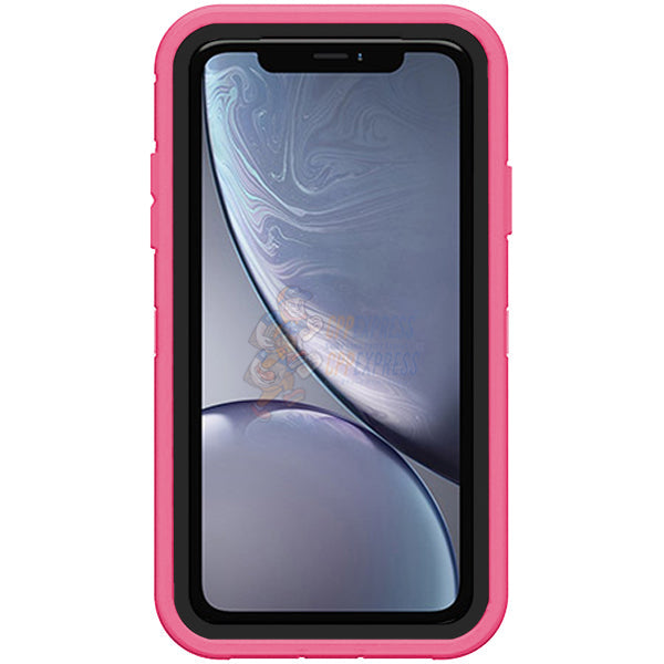 iPhone XR Shockproof Defender Case Cover - Hot Pink