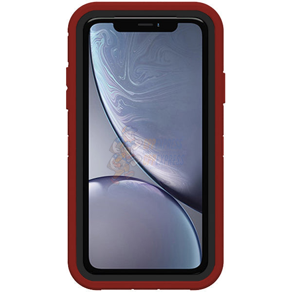 iPhone XR Shockproof Defender Case Cover - Red