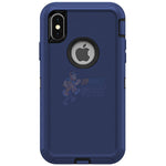 iPhone XS Max Shockproof Defender Case Cover - Dark Blue