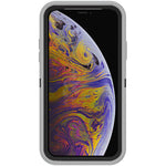 iPhone XS Max Shockproof Defender Case Cover - Light Gray
