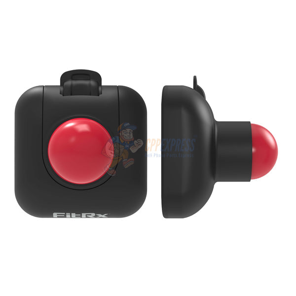 FitRx Mountable Massage Ball - Back and Shoulder Massage Ball with Suction Pad