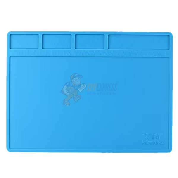 Heat Insulation Silicone Repair Mat S-110 Anti-Static Station Repair Work Pad for Cellphone Laptop Watch