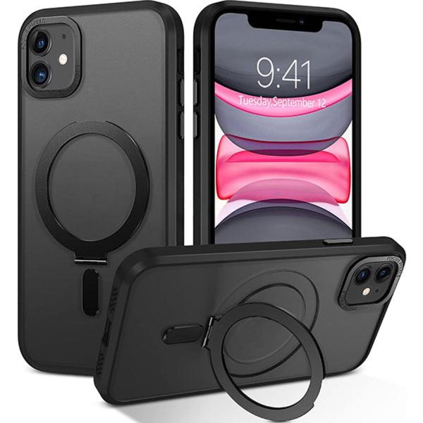 iPhone 11 Shockproof Magnetic Case With Invisible Stand Holder