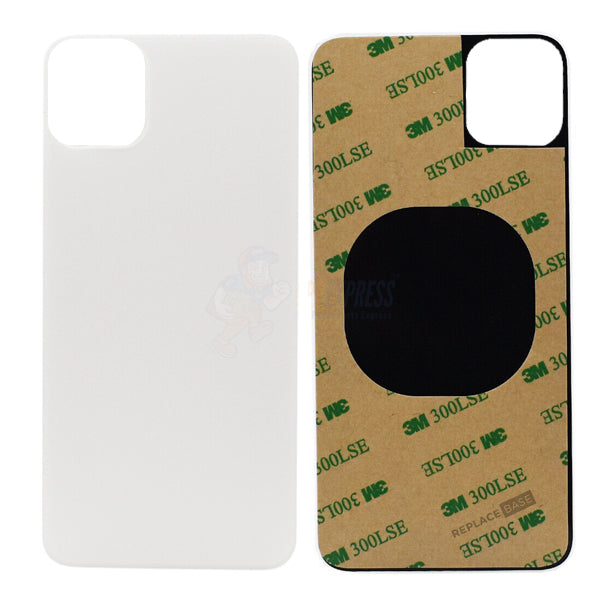IPhone 11 Pro Max Glass Back Door - Perfect Fit Premium Back Glass - White