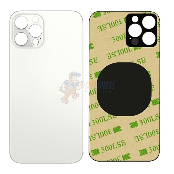 IPhone 12 Pro Glass Back Door - Perfect Fit Premium Back Glass - White