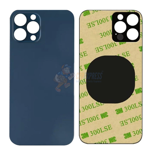 IPhone 12 Pro Max Glass Back Door - Perfect Fit Premium Back Glass - Blue