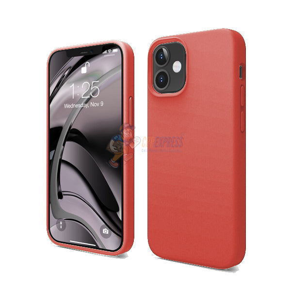 iPhone 12 Mini 5.4" Slim Soft Silicone Protective ShockProof Case Cover - Pink