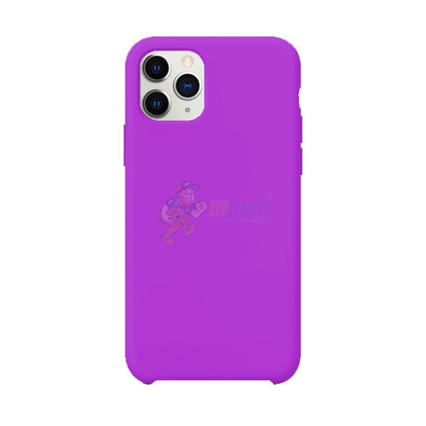 iPhone 11 Pro Slim Soft Silicone Protective ShockProof Case Cover - Purple