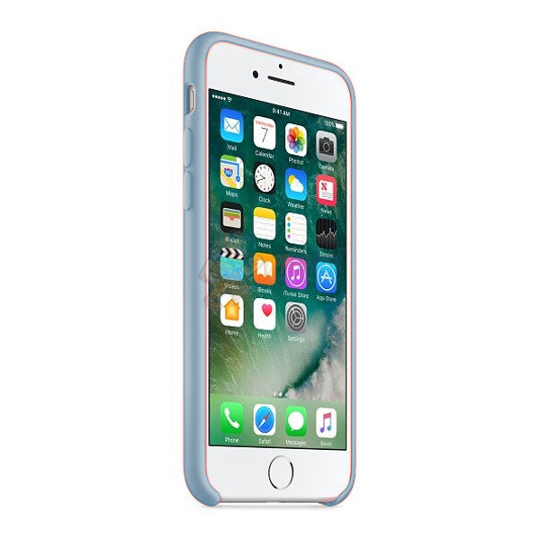 iPhone 7 / iPhone 8 Slim Soft Silicone Protective ShockProof Case Cover - Blue/Gray