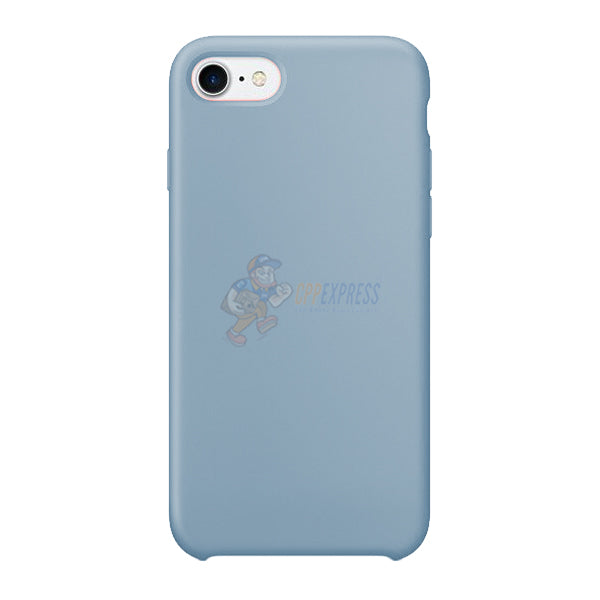 iPhone 7 / iPhone 8 Slim Soft Silicone Protective ShockProof Case Cover - Blue/Gray