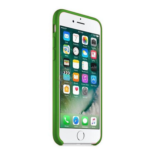 iPhone 7 / iPhone 8 Slim Soft Silicone Protective ShockProof Case Cover - Fluorescent Green