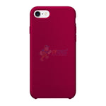 iPhone 7 / iPhone 8 Slim Soft Silicone Protective ShockProof Case Cover - Fluorescent Rose Red
