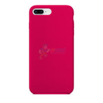 iPhone 7 Plus / iPhone 8 Plus Slim Soft Silicone Protective ShockProof Case Cover - Fluorescent Rose Red