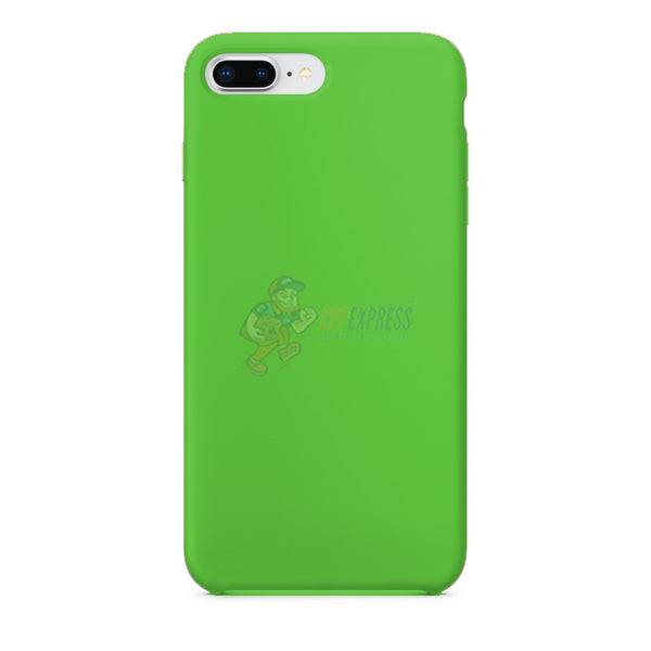 iPhone 7 Plus / iPhone 8 Plus Slim Soft Silicone Protective ShockProof Case Cover - Fluorescent Green