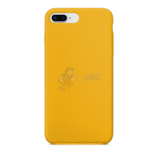 iPhone 7 Plus / iPhone 8 Plus Slim Soft Silicone Protective ShockProof Case Cover - Florida Yellow