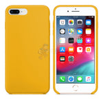 iPhone 7 Plus / iPhone 8 Plus Slim Soft Silicone Protective ShockProof Case Cover - Florida Yellow