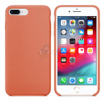 iPhone 7 Plus / iPhone 8 Plus Slim Soft Silicone Protective ShockProof Case Cover - Papaya