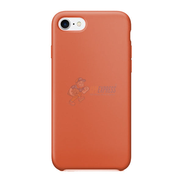 iPhone 7 / iPhone 8 Slim Soft Silicone Protective ShockProof Case Cover - Papaya