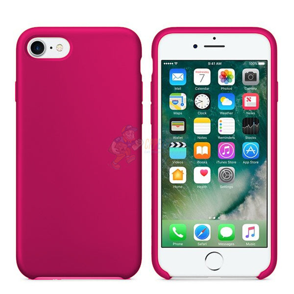 iPhone 7 / iPhone 8 Slim Soft Silicone Protective ShockProof Case Cover - Pitaya