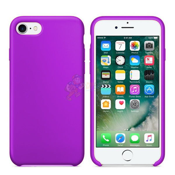 iPhone 7 / iPhone 8 Slim Soft Silicone Protective ShockProof Case Cover - Purple