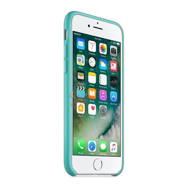 iPhone 7 / iPhone 8 Slim Soft Silicone Protective ShockProof Case Cover - Sea Green