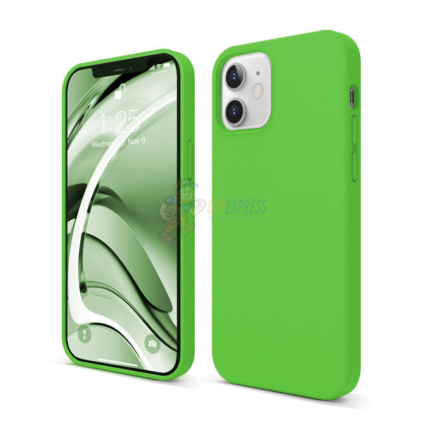 iPhone 12 / iPhone 12 Pro 6.1" Slim Soft Silicone Protective ShockProof Case Cover - Fluorescent Green