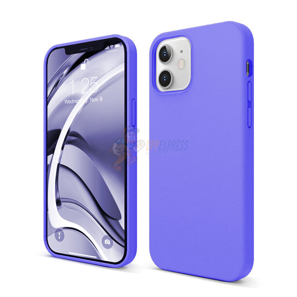 iPhone 12 / iPhone 12 Pro 6.1" Slim Soft Silicone Protective ShockProof Case Cover - Light Purple