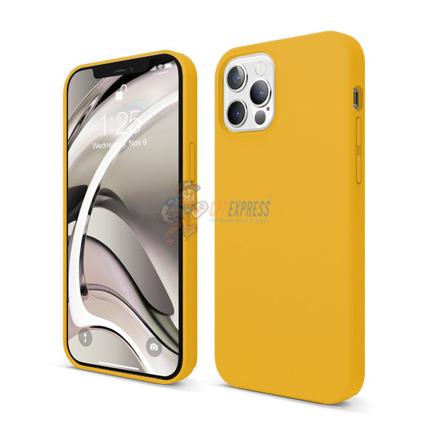 iPhone 12 Pro Max Slim Soft Silicone Protective ShockProof Case Cover -  Florida Yellow