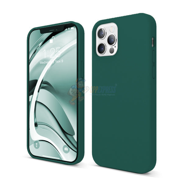 iPhone 12 Pro Max Slim Soft Silicone Protective ShockProof Case Cover - Green